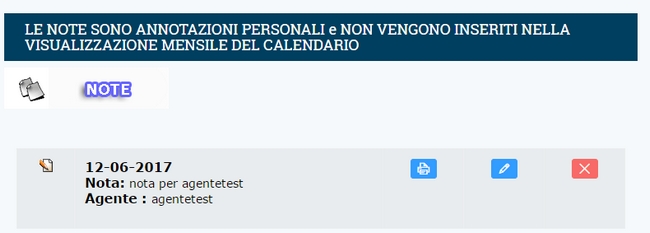 note per agenti del call center