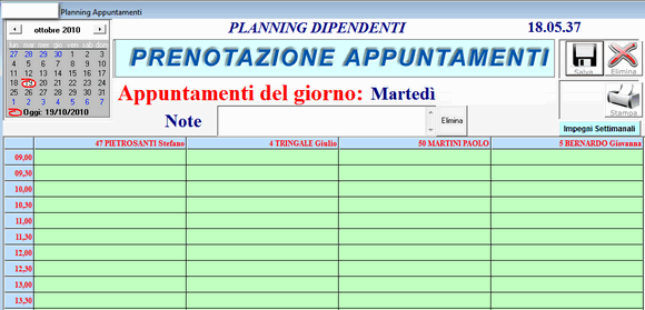 prenotazione appuntamenti