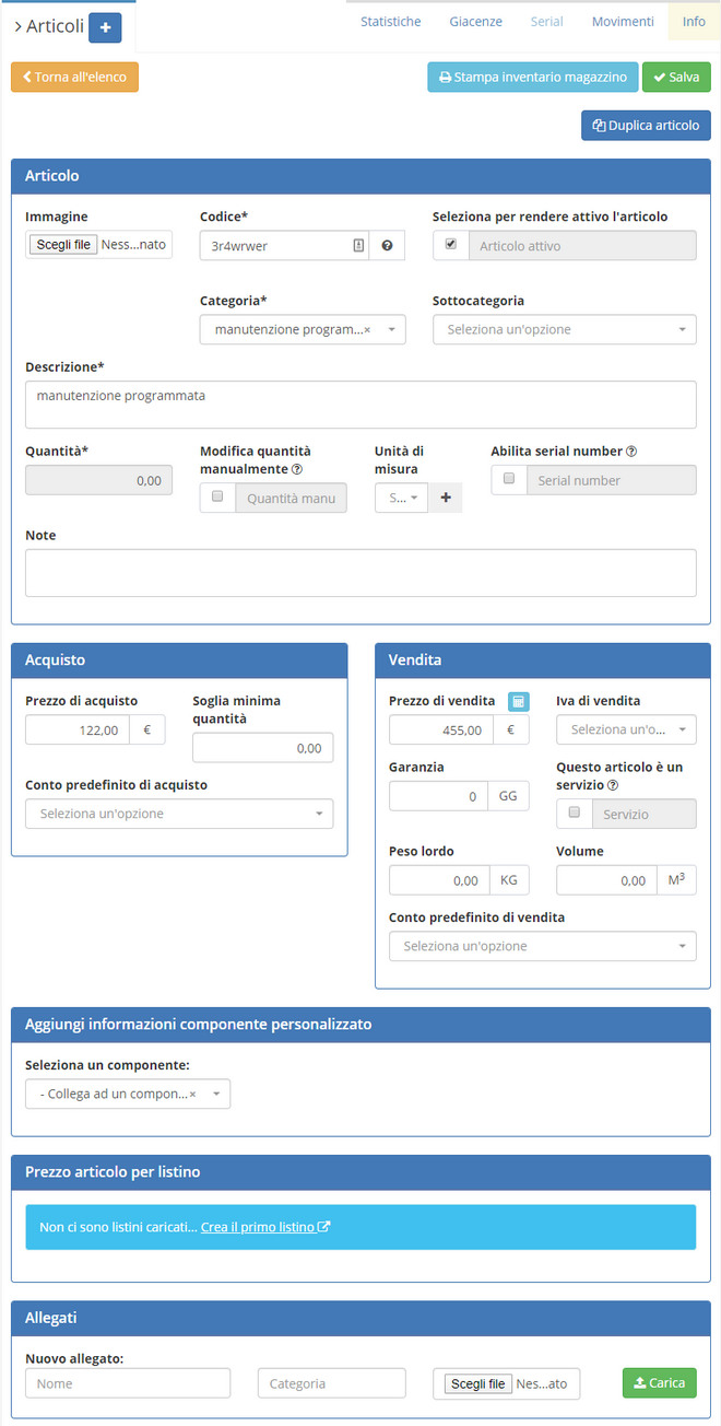 Articoli per la gestione assistenza e manutenzione impiantisti ed installatori